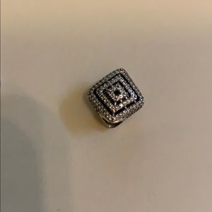 Art Deco Crystal Pandora charm